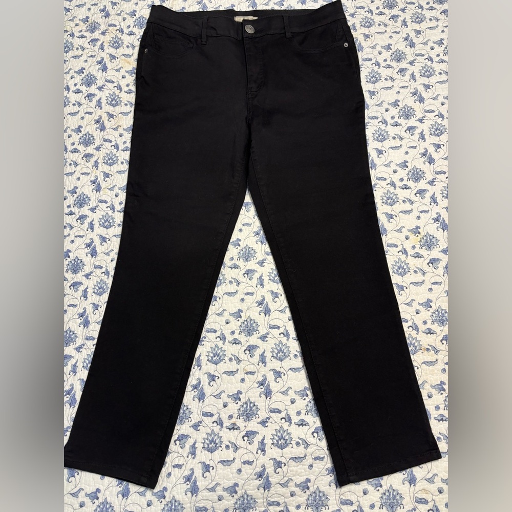 Bass black stretch Size 16 pants Trousers